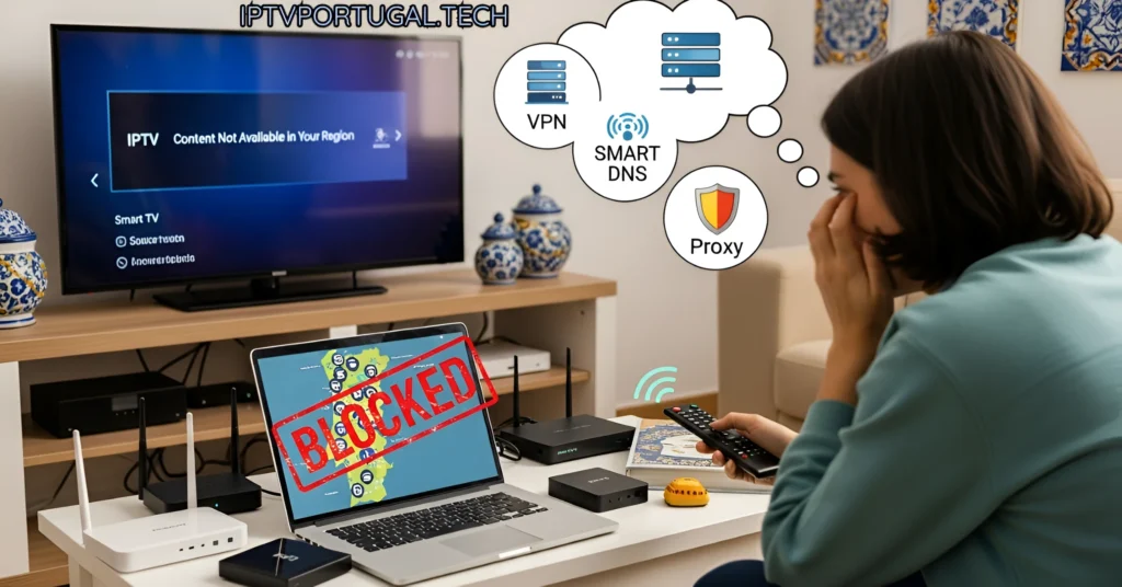 Bloqueios da IPTV