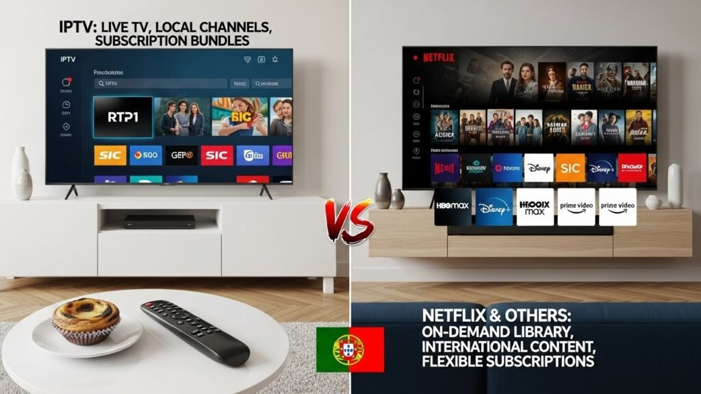 IPTV vs Netflix Portugal