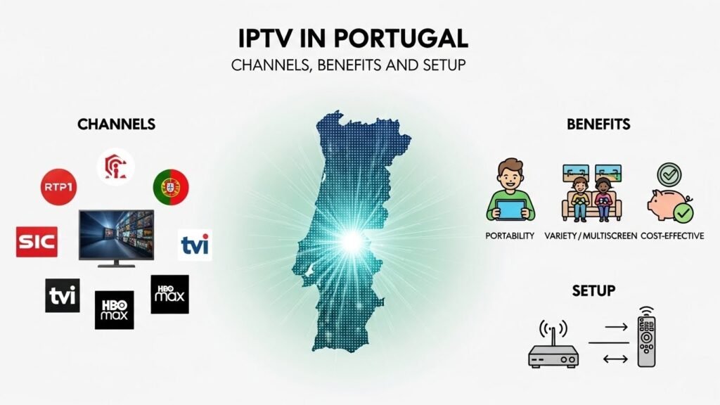 IPTV em Portugal canais