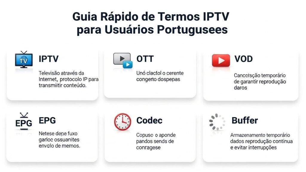 termos comuns IPTV