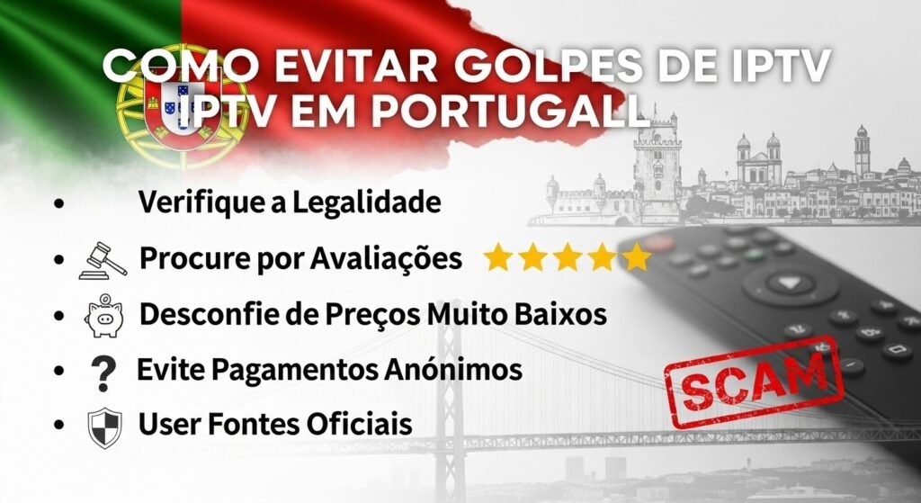 evitar golpes IPTV Portugal