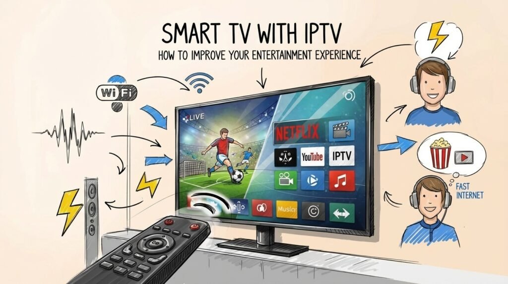 smart tv iptv melhorar