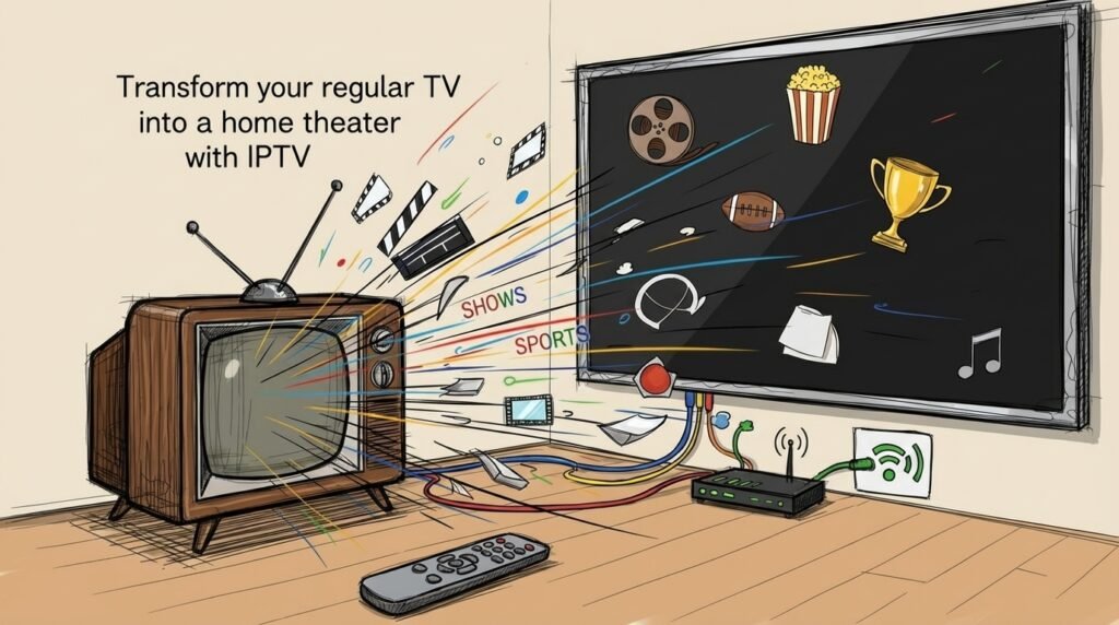 Transforme TV em Cinema