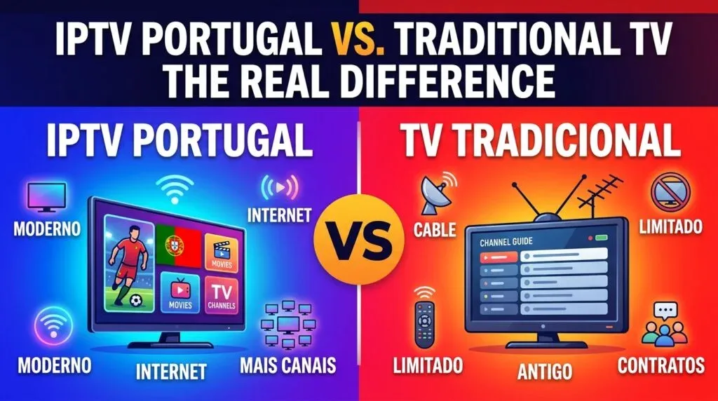 IPTV Portugal vs TV